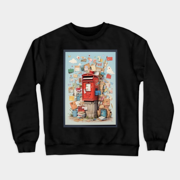 Travel Through Postcards | WPD 2023 Crewneck Sweatshirt by DaffodilArts